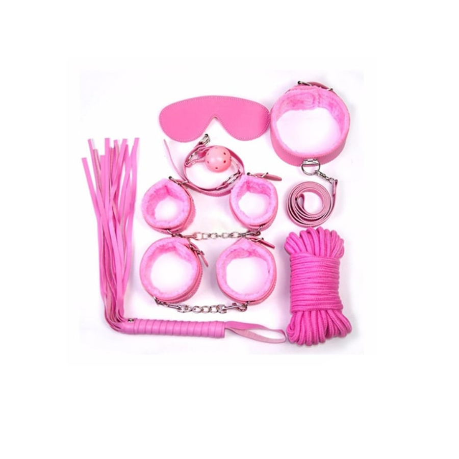 Bondage Kit Couple Fun- 7 Pieces Set