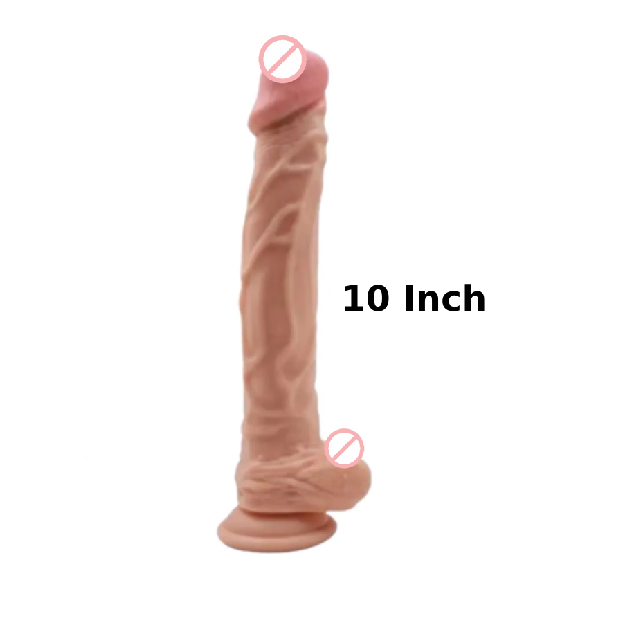 10 Inch Big Silicone Dildo For Female