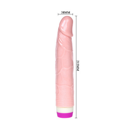 Stud Jelly 9 Inch Vibrating Dildo
