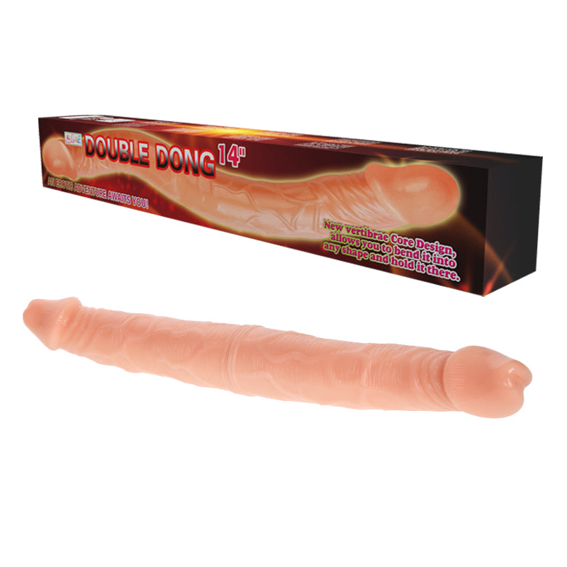Realistic double-ended dildo