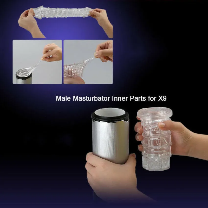 Automatic retractable, telescopic male masturbator